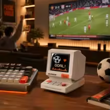 Światgier™ Retro Pixel Mini – Głośnik Bluetooth z Budzikiem LED | Stylowa Dekoracja Biurka i Idealny Prezent